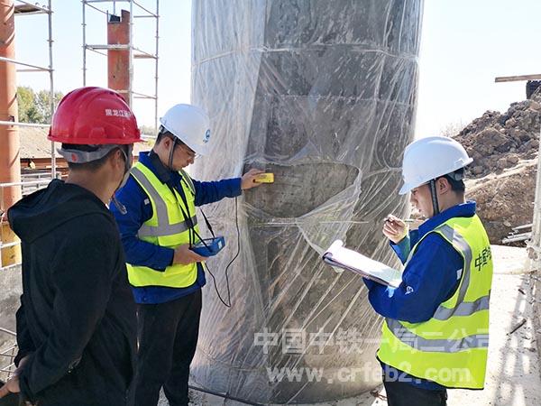 铁科高速公路尚五段03工区项目检测墩柱保护层厚度 铁科高速公路尚五段03工区项目检测墩柱保护层厚度