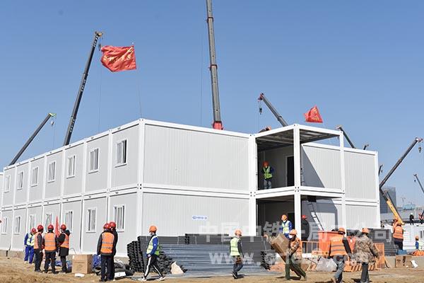 健康驿站施工现场 健康驿站施工现场