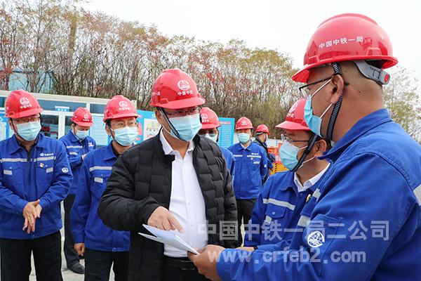 10-李永明到沈阳地铁一号线东延线项目施工现场调研 10-李永明到沈阳地铁一号线东延线项目施工现场调研